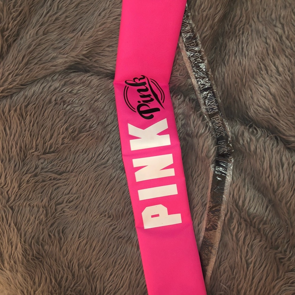 Pink Victoria Secret Can Cooler